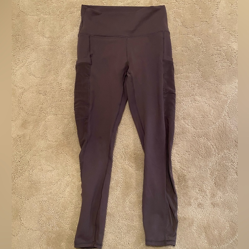 Fabletics dark muted purple leggings